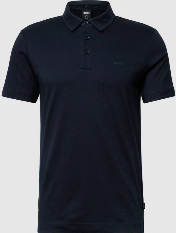 Hugo Boss Polo Shirt Korte Mouw Goede Prijs-kwaliteitverhouding Blue Heren