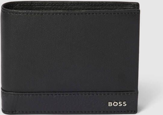 Boss Portemonnee met labeldetail model 'Gavin'