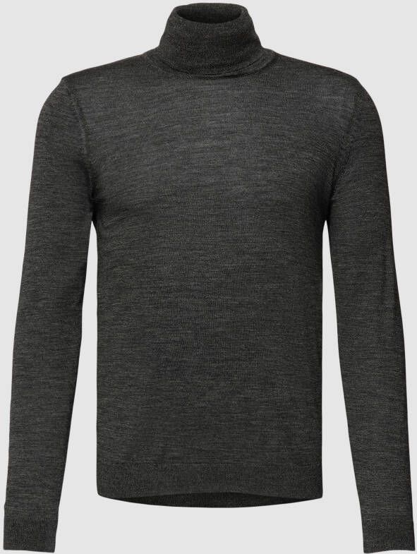 Boss Shirt met lange mouwen en col model 'Musso'