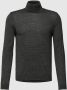 Hugo Boss Heren Slim Fit Coltrui met Hoge Kraag Black Heren - Thumbnail 3