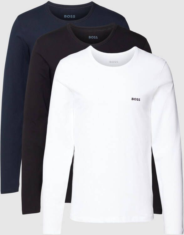BOSS Shirt met lange mouwen Longsleeve-Shirt R-Neck Classic COTTON 3pcs pack (3-delig) - Foto 16