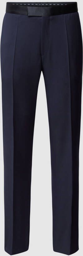 Boss Slim fit pantalon met contraststrepen