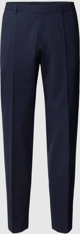 Boss Slim fit pantalon van scheerwolmix model 'Genius'