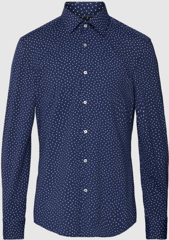 Boss Slim fit zakelijk overhemd met all-over motief