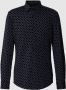 Boss Slim fit zakelijk overhemd met all-over print model 'Hank' - Thumbnail 1