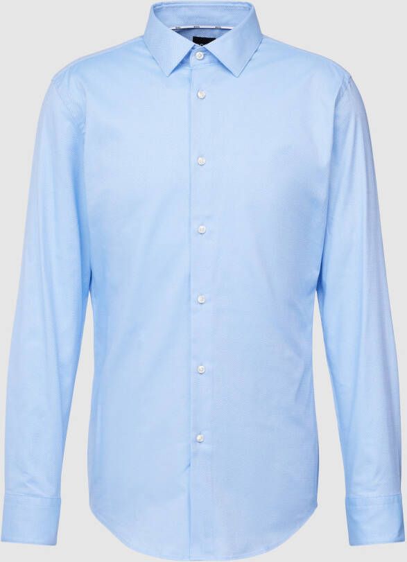 BOSS Slim Fit Slim fit zakelijk overhemd met kentkraag model 'HANK'