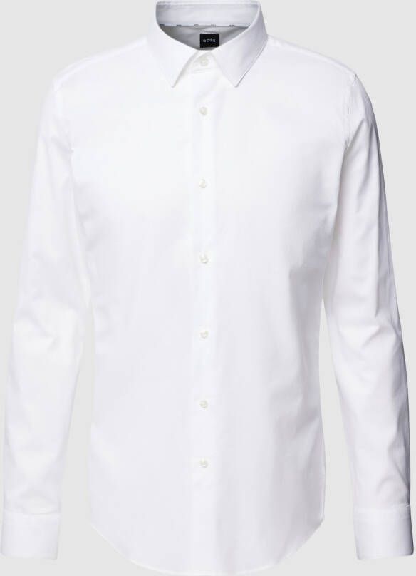 BOSS Slim Fit Slim fit zakelijk overhemd met kentkraag model 'HANK'