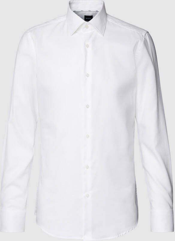 Boss Regular fit zakelijk overhemd met kentkraag model 'Hank'