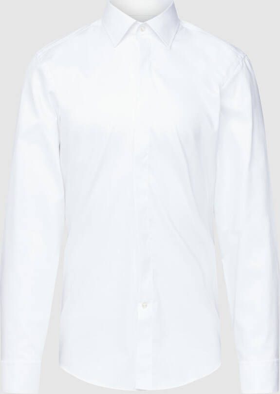 Boss Slim fit zakelijk overhemd met new-kentkraag model 'Hank Tux'
