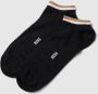 BOSS Sneakersokken 2P AS Uni stripe CC met gestreepte afwerking (set 2 stuks) - Thumbnail 2