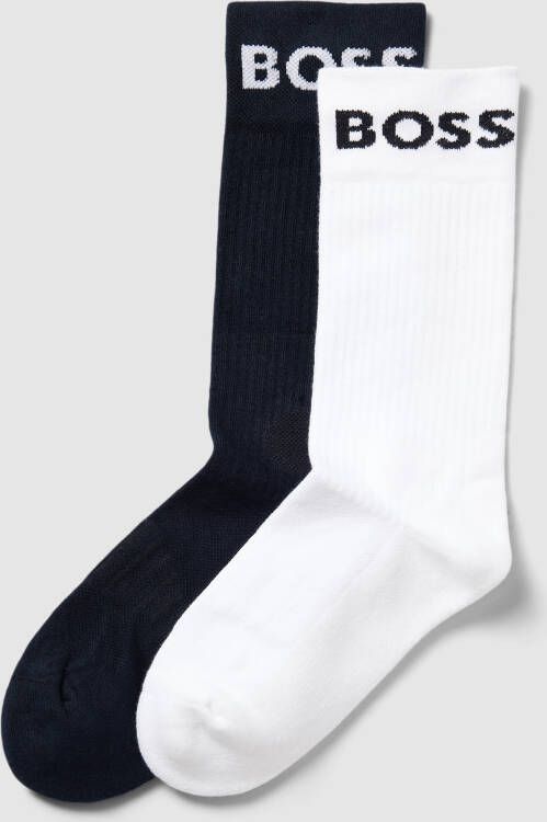 Boss Sokken met labelprint in een set van 2 paar