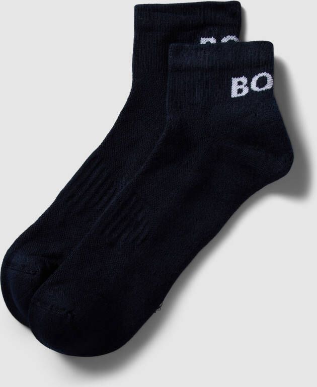 Boss Sneakersokken met elastische inzetten in een set van 2 paar