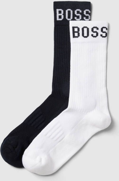 Boss Sokken met labelprint in een set van 2 paar