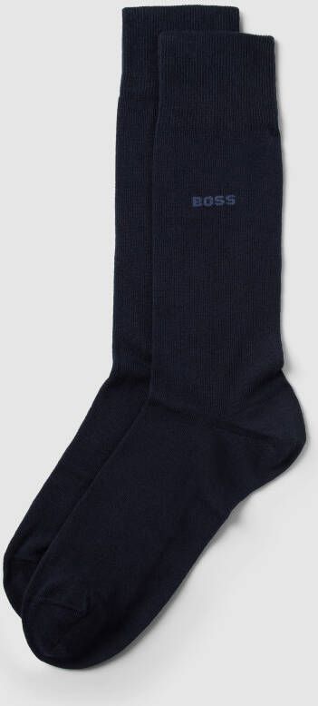 Boss Sokken met labelprint in een set van 2 paar model 'RS'