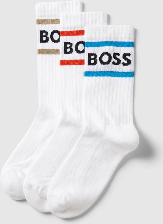 Boss Sokken met labelprint in een set van 3 paar