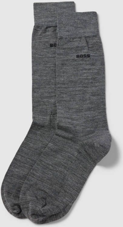 Boss Sokken met structuurmotief in een set van 2 paar