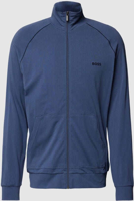 Boss Sweatjack met labelstitching model 'MIX&MATCH'