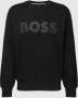 Hugo Boss Tijdloze elegantie: Zwarte Soleri Sweater voor heren Black Heren - Thumbnail 2