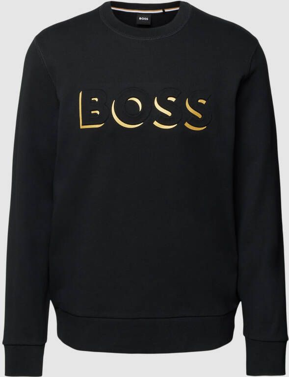 Boss Sweatshirt met logomotief model 'Stadler'