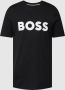 Boss T-shirt met applicatie met labelstitching model 'Tiburt' - Thumbnail 2