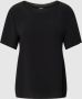 Boss T-shirt met geribde ronde hals model 'Ilyeana' - Thumbnail 1