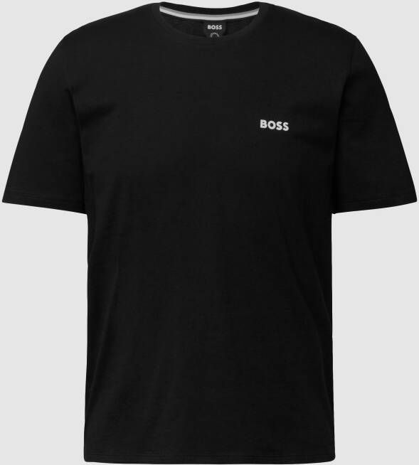 Boss T-shirt met labelprint model 'Fashion T-shirt'