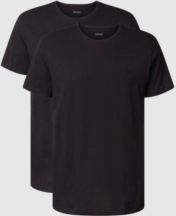 Boss T-shirt met ronde hals in een set van 2 stuks model 'ComfortS'