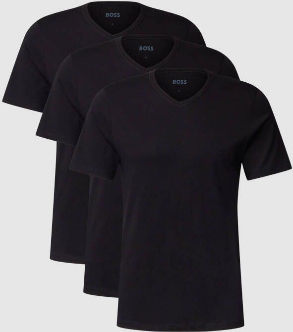 Boss T-shirt met V-hals in een set van 2 stuks model 'Classic'