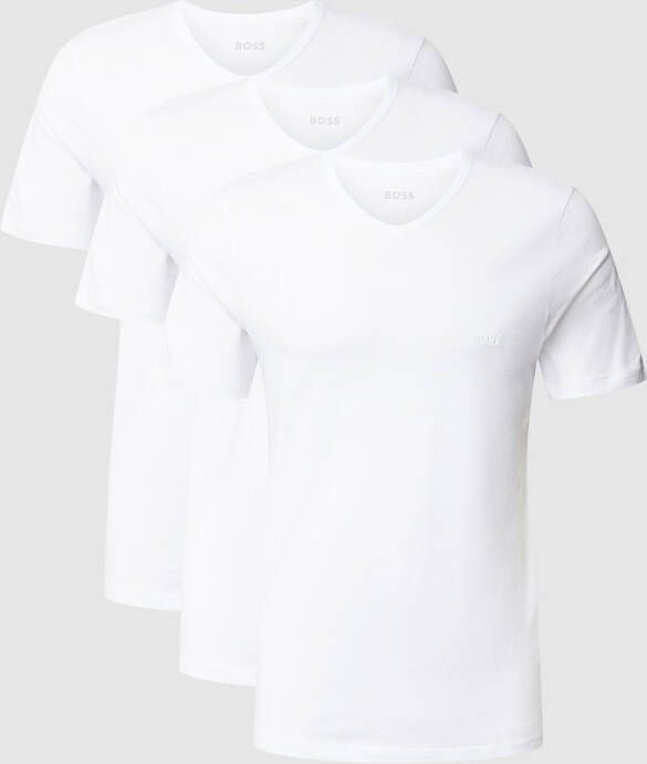 Boss T-shirt met V-hals in een set van 2 stuks model 'Classic'