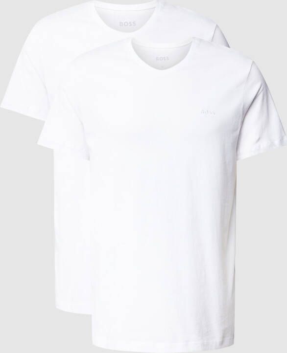 Boss T-shirt met V-hals in een set van 2 stuks model 'ComfortS'