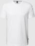 Hugo Boss Regular Fit Katoenen T-Shirt met Rubberen Logo White Heren - Thumbnail 2