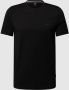 Boss Zwart T-shirt met rubberen logo Black Heren - Thumbnail 1