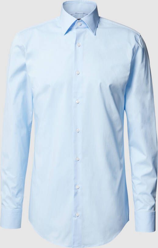 Boss Slim fit zakelijk overhemd van popeline met extra lange mouwen