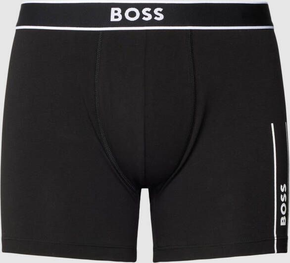 Boss Zwembroek met elastische band en logodetail