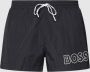 Hugo Boss Heren Zwemkleding Collectie: Polyamide Herfst Winter Black Heren - Thumbnail 1