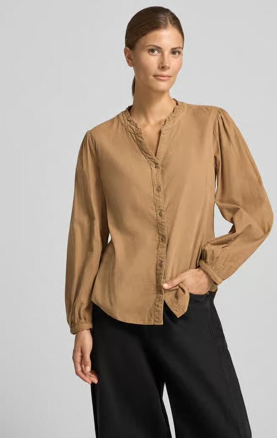 BRAX blouse met lange mouwen van puur katoen model 'VIOLET' - Foto 2