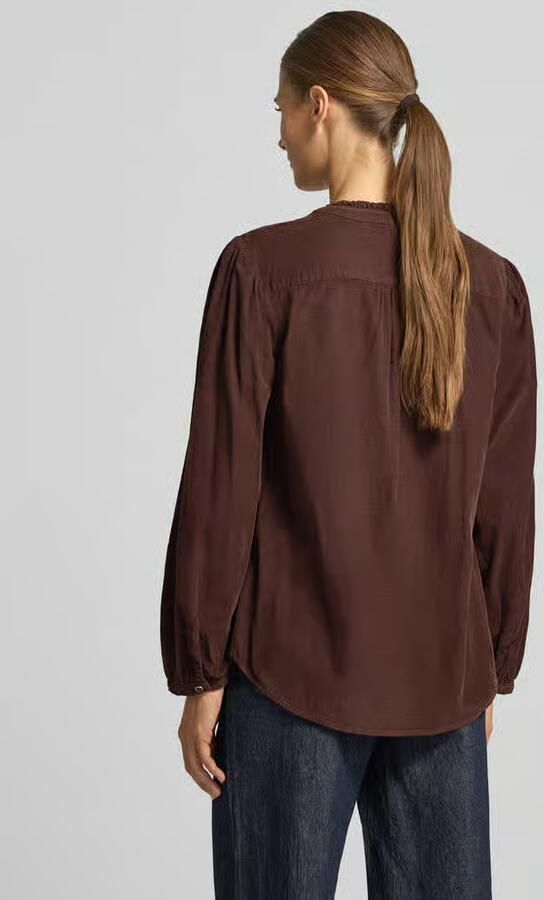 BRAX blouse met lange mouwen van puur katoen model 'VIOLET' - Foto 2