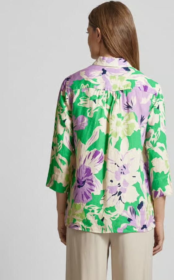 BRAX Blouse van linnen model 'VICKI'