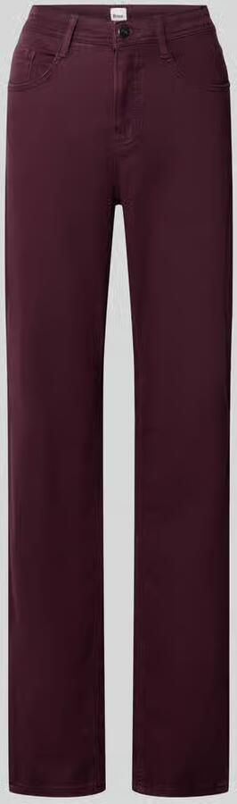 BRAX Body fit recht broek van lyocell-mix met aandeel van modal en katoen model 'CAROLA'