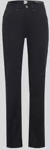 BRAX Body fit recht broek van lyocell-mix met aandeel van modal en katoen model 'CAROLA'
