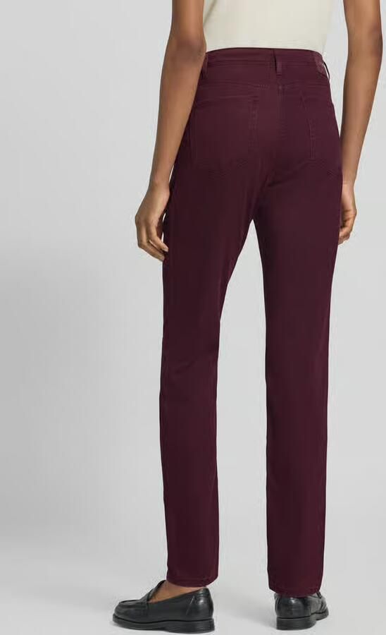 BRAX Body fit recht broek van lyocell-mix met aandeel van modal en katoen model 'CAROLA' - Foto 3