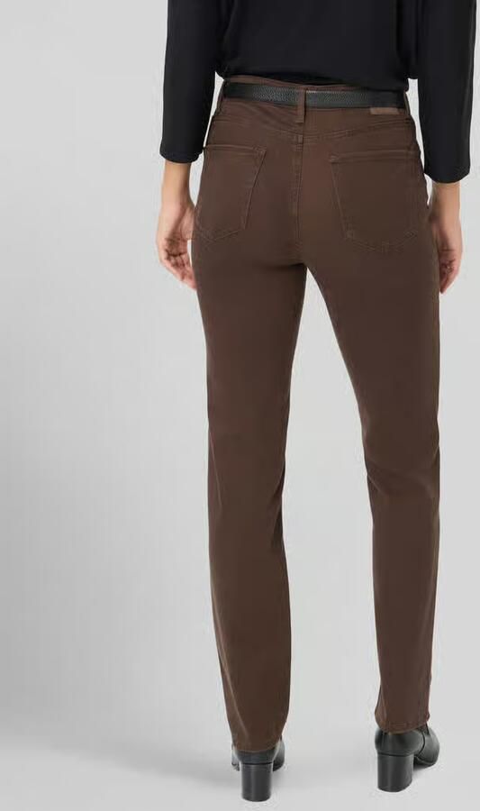 BRAX Body fit recht broek van lyocell-mix met aandeel van modal en katoen model 'CAROLA' - Foto 5