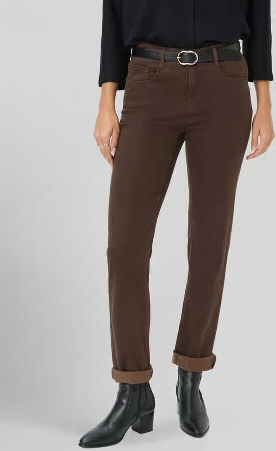 BRAX Body fit recht broek van lyocell-mix met aandeel van modal en katoen model 'CAROLA' - Foto 3