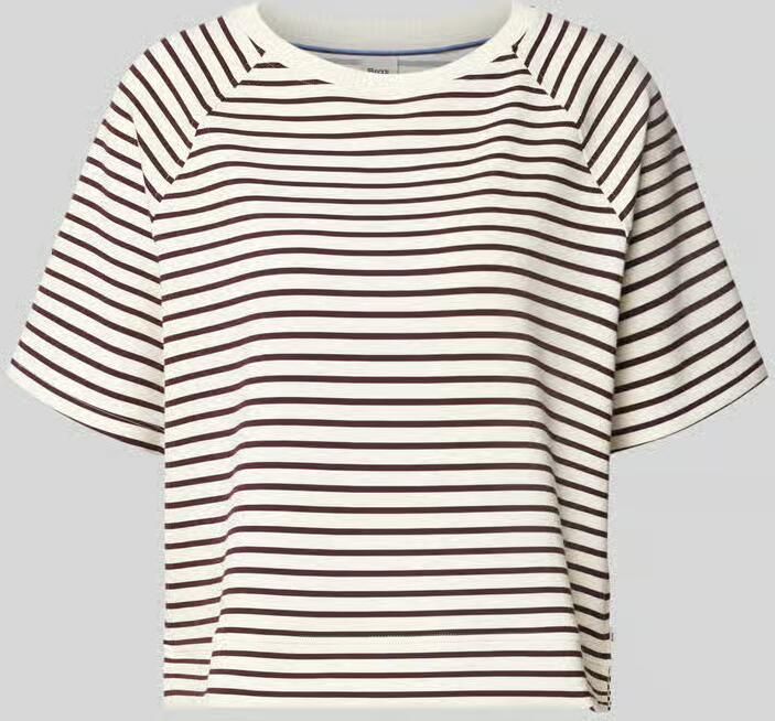 BRAX Boxy fit sweatshirt van viscosemix model 'Bailee.S'
