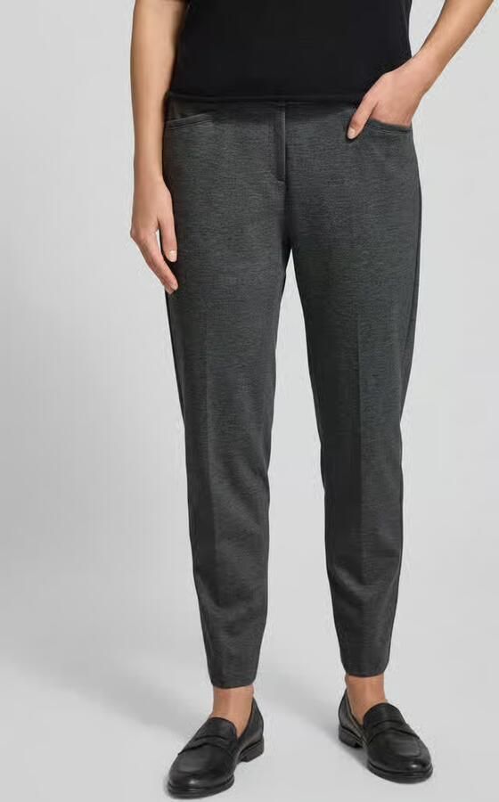 BRAX Broek met elastische band en persplooien model 'MARON' - Foto 2
