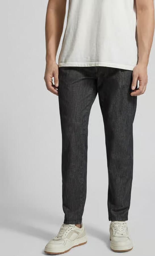 BRAX comfort fit broek in denimlook model 'Tino' - Foto 3