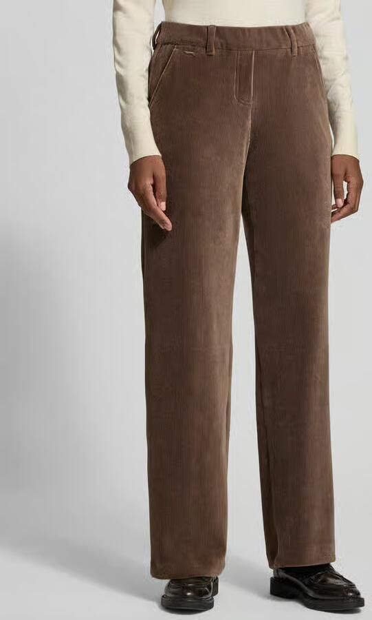 BRAX Corduroy broek met elastische band en steekzakken model 'MAINE' - Foto 2