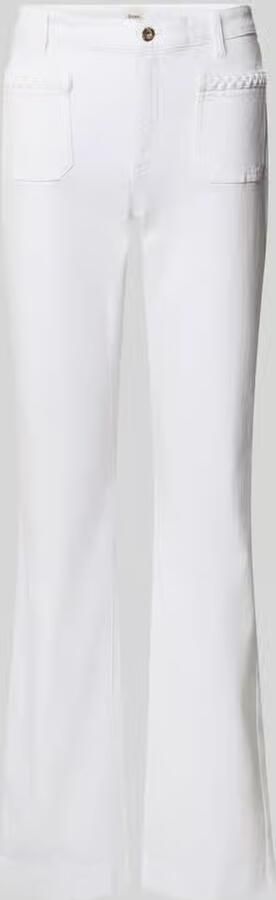 BRAX Flared fit jeans met gevlochten detail model 'Mary'