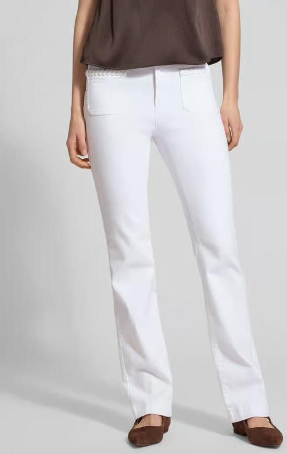 BRAX Flared fit jeans met gevlochten detail model 'Mary' - Foto 2