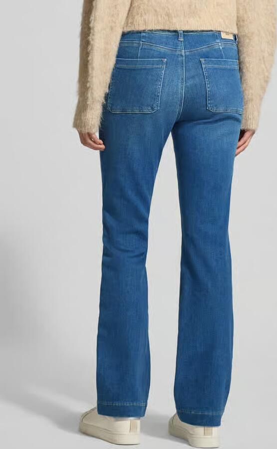 BRAX flared fit jeans met Gevlochten detail Model 'Mary' - Foto 2